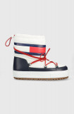 Tommy Jeans cizme de iarna EN0EN02162 TOMMY JEANS SNOWBOOT LOW culoarea alb