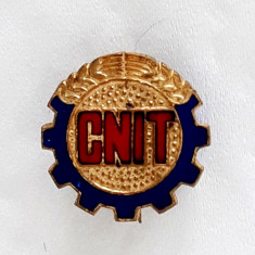 CNIT CONSILIUL NATIONAL AL INGINERILOR SI TEHNICIENILOR 1962-1989 Insigna