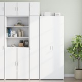 vidaXL Dulap depozitare slim alb 30x42,5x225 cm lemn prelucrat