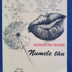 Augustin Feher, Numele tau, versuri si proza, 2016, 134 pagini