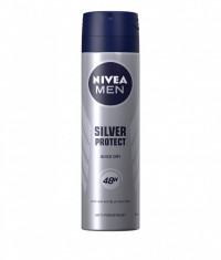 Nivea Deodorant spray Barbati 150 ml Silver Protect foto