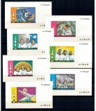 Ajman 1970 - Programul Apollo, cosmonautica, serie colite nedantelate neuzate