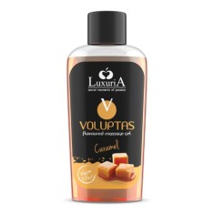 Masaj - Luxuria Voluptas Gel de Masaj cu Aroma de Caramel 100 ml Efect de Caldura Aroma Naturala