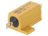 Rezistor bobinat cu radiator 12&Omega; 25W &plusmn;5%