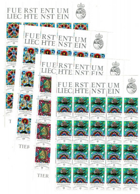 Liechtenstein 1977 - Zodiac, serie KLB neuzate foto