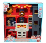 Set de joaca, Tiny Kiddom, Sectia de pompieri, 32 piese