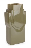 Cumpara ieftin Vaza flori sticla verde maslin Frey 16x10x31.5 cm