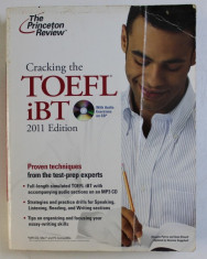 CRAKING THE TOEFL iBT - 2011 EDITION by DOUGLAS PIERCE and SEAN KINSELL , 2011 . LIPSA CD* foto