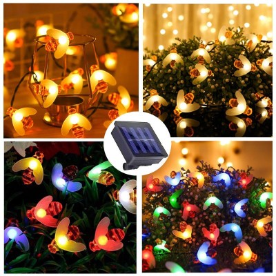 Instalatie solara albinute, 6,5 m, 50LED, consum redus foto