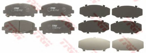 Set placute frana,frana disc HONDA ACCORD VIII TOURER (2008 - 2016) TRW GDB3477