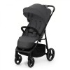 Carucior Sport Kinderkraft TRIG3 Granite Grey, Pliabil, 0-25 kg, Spatar Reglabil, Copertina Impermeabila, Roti EVA, Gri