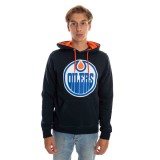 Edmonton Oilers hanorac de bărbați cu glugă Core 47 BALLPARK Pullover Hood Fall Navy - S