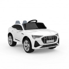 Masinuta electrica pentru copii Audi E-tron Sportback, cu echipare Premium, culoare alba foto