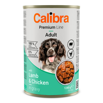 Conserve Calibra Dog Premium Can with Lamb Chicken, 12 x 1240 g foto