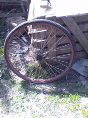 Roata veche cu butuc Bicicleta Tohan