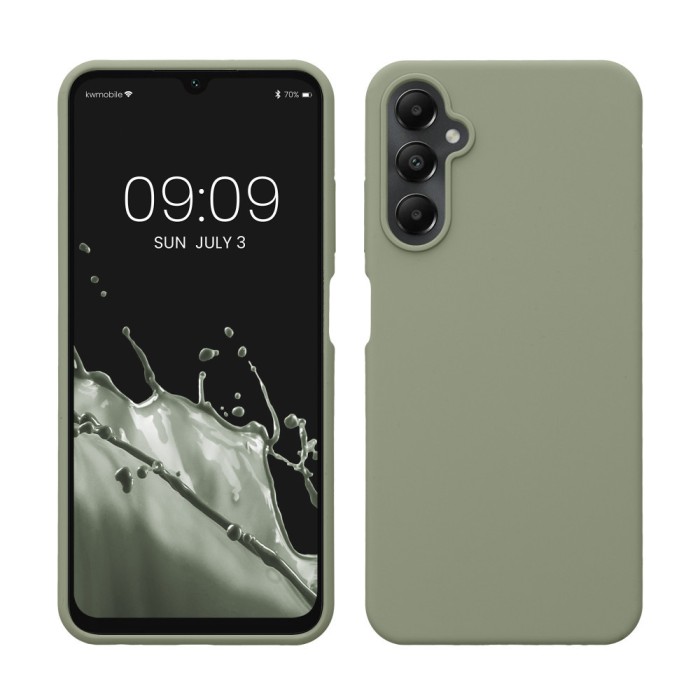Husa Kwmobile pentru Samsung Galaxy A05s, Verde, Silicon, KWM000021MW013C