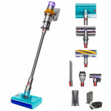 Aspirator vertical fara fir cu spalare Dyson V15s Detect Submarine, 660 W, 240 AW, autonomie 60 minute, galben/nichel