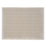 Suport Farfurie, Bumbac, Dots, Franjuri, Bej, 42x30cm, Oem