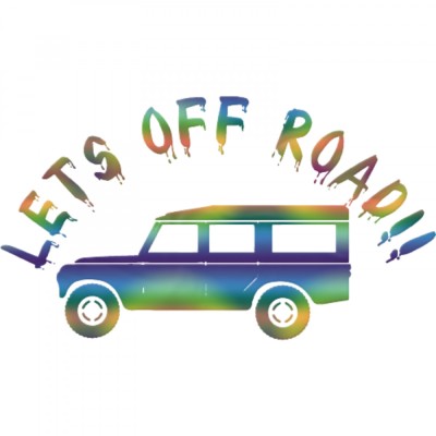 Sticker Land Rover Let s Off Road , Autocolant pentru Aventuri Extreme foto