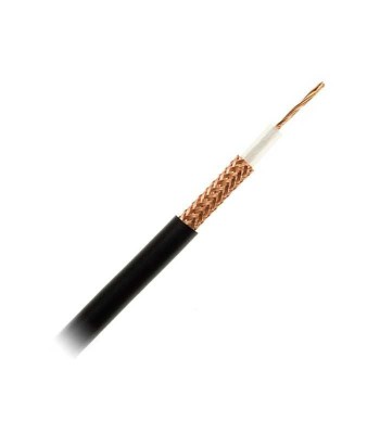 Cablu coaxial H155 WLAN cupru 5.4mm PVC negru Cabletech foto
