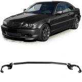 Bara de rigidizare din aluminiu neagra ajustabila, potrivita pentru BMW E46 6 cilindri 320i 323i 325i 328i 330i Performance AutoTuning