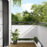 Paravan de balcon, alb, 75x1000 cm, 100% poliester oxford GartenMobel Dekor, vidaXL