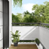 VidaXL Paravan de balcon, alb, 75x1000 cm, 100% poliester oxford