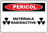 Placute pentru materiale radioactive