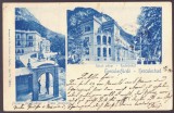 1756 - Baile HERCULANE, Litho, Romania - old postcard - used - 1900
