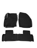 Set covorase auto din cauciuc tip tavita pentru Ford S-Max (2006-2014) Sisteme Fixare Ovale, Umbrella