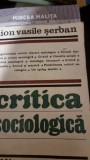 Critica sociologica - Ion Vasile Serban