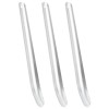 Gossi raclete transpiratie pentru cai, 3 buc., argintiu, aluminiu