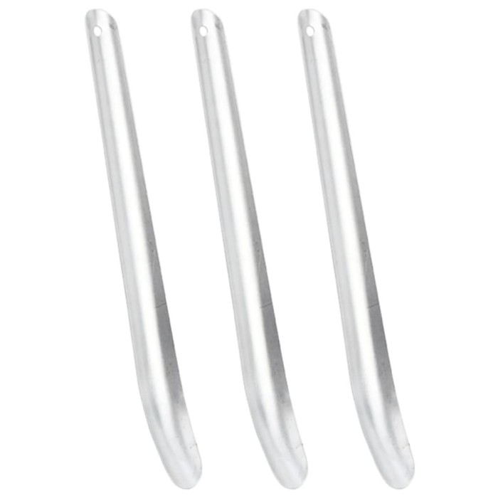 Gossi raclete transpiratie pentru cai, 3 buc., argintiu, aluminiu