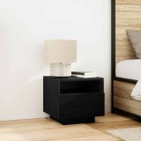 VidaXL Noptieră 2 pcs Stejar negru 40 x 39 x 37 cm Lemn compozit