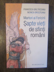 Martori ai Fericirii. Sapte vieti de sfinti romani - Baltaceanu Francisca foto