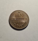 1 Kreuzer 1816 A UNC Superba Piesa de Colectie, Europa