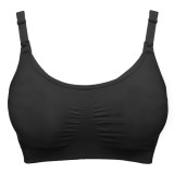 Medela Nursing &amp; Pumping Bra Black sutien pentru maternitate și alăptare 3 in 1 marimea L 1 buc