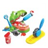 Set creativ plastilina Dinozaur Dentist Doh, 5 recipiente, accesorii incluse, 3 ani+, General