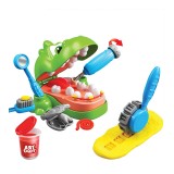 Set creativ plastilina Dinozaur Dentist Doh, 5 recipiente, accesorii incluse, 3 ani+, General