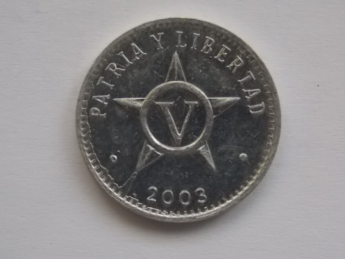 V CENTAVOS 2003 CUBA