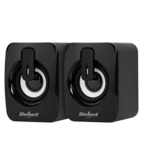 Boxe PC 2.0 2x3W alimentare USB 5V control volum CS-15 REBEL