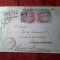 Carte Postala Recomandata circulata 1926 Bucuresti - Targu Mures - Brasov , Timbre 3x3lei Ferdinand +Asistenta soc