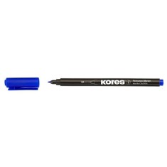 Marker permanent pentru CD, grosime varf 1.0 mm, diverse culori - Albastru