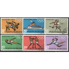Romania 1972 - Preolimpiada - Munchen, serie stampilata