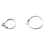 Cumpara ieftin Colier din inox cu fluture din metal, 35 - 51 mm, 10 buc / set
