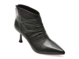 Botine elegante EPICA negre, 33M2201, din piele naturala
