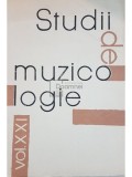 Nicolae Calionoiu - Studii de muzicologie, vol. XXI (Editia: 1989)