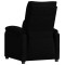 Fotoliu rabatabil, negru, material textil - 4