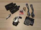 Set carburator, platina, filtru aer, brate pedale si bujie moped Piaggio Ciao