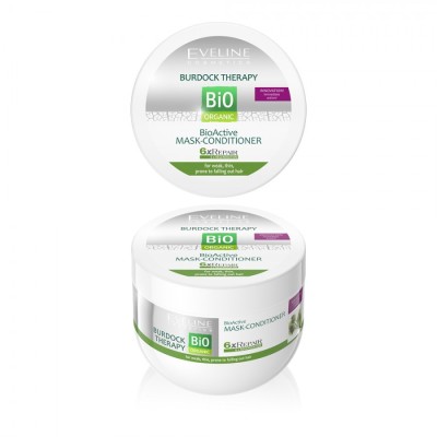 BEA27-100 Masca-balsam de par Bio brusture Eveline Bioactive Therapy 300 ml foto
